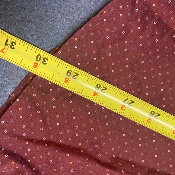 Report Collection Slim Fit XL(17.5) burgundy shirt - Picture 5 of 6